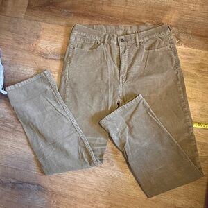 Levi's 514 Men's Tan Corduroy Pants